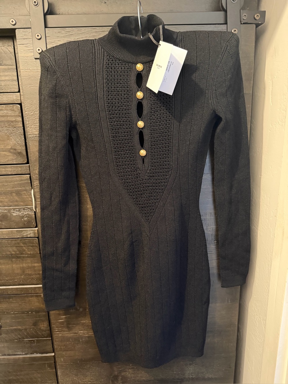 Balmain new dress with tag in perfect condition (size 34)
